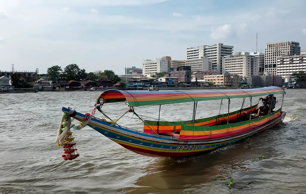 A longtail on the Chao Phraya